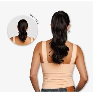 NEW INH Hair Jordynn Pony 18 Inches Black/Brown